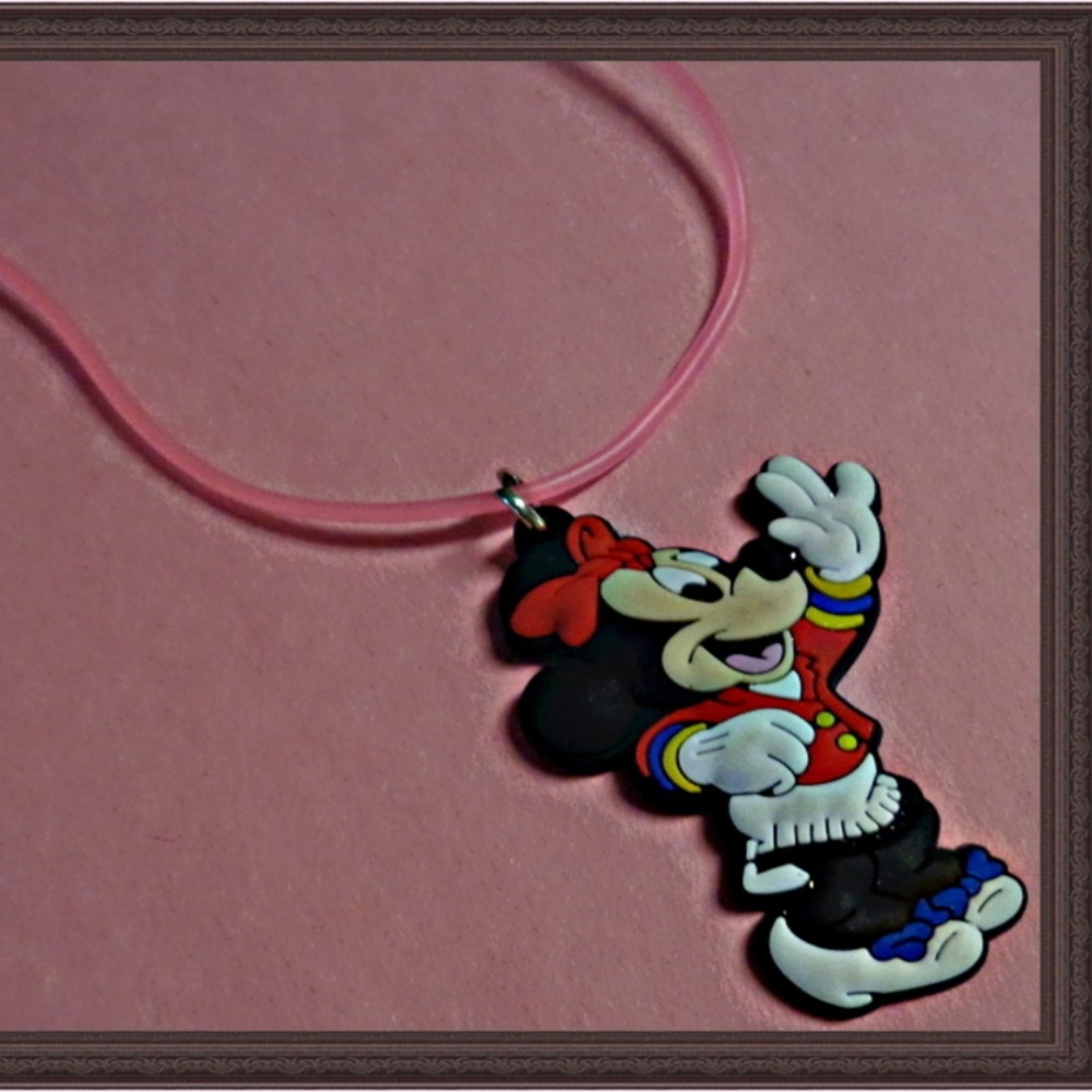 Disney Minnie Mouse Inspired Design Necklace